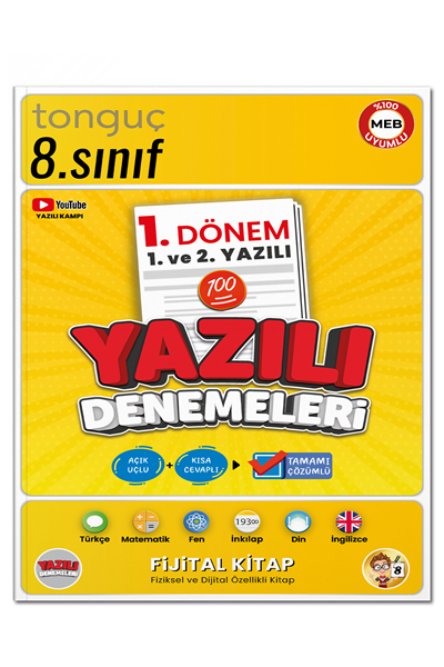 8. Sınıf Yazılı Denemeleri 1. Dönem 1 ve 2. Yazılı