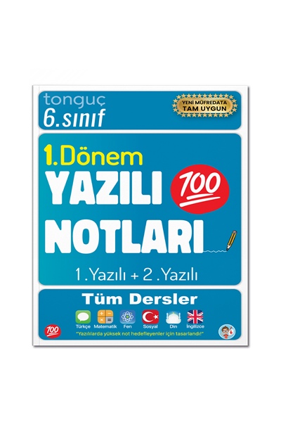 6. Sınıf Yazılı Notları 1. Dönem 1 ve 2. Yazılı