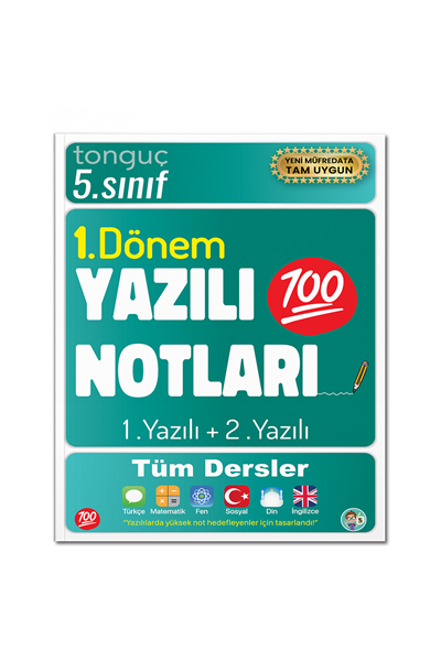 5. Sınıf Yazılı Notları 1. Dönem 1 ve 2. Yazılı